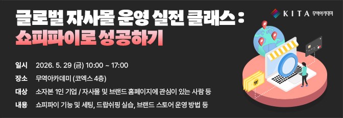 글로벌 자사몰 운영 실전 클래스:쇼피파이로 성공하기