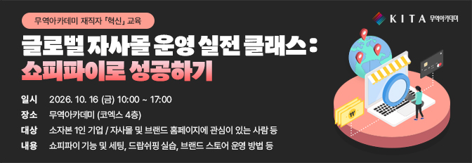 글로벌 자사몰 운영 실전 클래스 : 쇼피파이로 성공하기